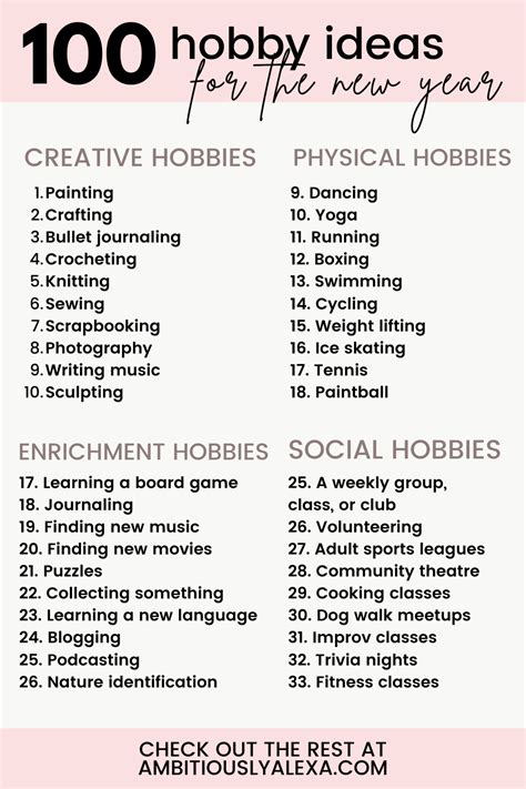 hobbies para mujeres|127 Hobbies For Women To Invite More Joy Into Your Life